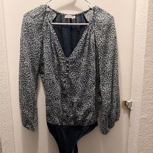 Abercrombie & Fitch Floral Bodysuit